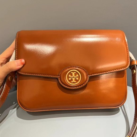 NEW TORY BURCH ROBINSON SPAZZOLATO CONVERTIBLE SHOULDER BAG - Picture 3 of 9